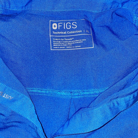 FIGS Royal Blue Scrub Set size XL - Picture 3 of 6